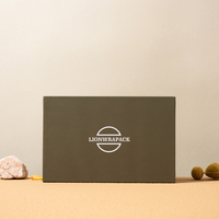 Boîte cadeau coulissante personnalisée LionwrapacK pour ensemble de bain et spa, emballage rigide pour savon, soins corporels, loofah et produits d'aromathérapie