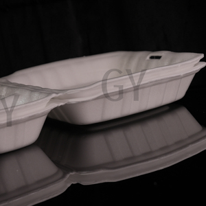 Boîtes alimentaires, contenants pour repas, barquettes en mousse, contenants pour déjeuner en mousse, boîtes en mousse, contenants en mousse, boîte à trois compartiments, boîtes à déjeuner - Product Image 1