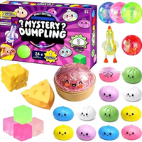 Promotion Nouveaux Jouets Anti-Stress Compressibles – Lot de 8 Pièces – Série Boîte Mystère – Caoutchouc Thermoplastique – Aléatoire