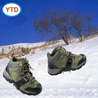 Bandeau de chaussures à crampons unisexe YTD avec griffes antidérapantes pour la glace et poignées universelles en caoutchouc et métal pour la neige YTD-022