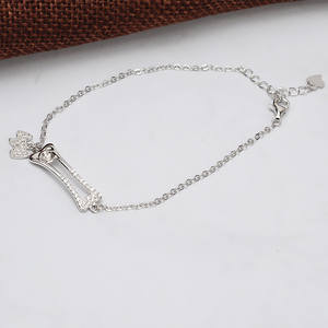 อุปกรณ์ทำเครื่องประดับเงินแท้ S925 สำหรับสร้อยข้อมือผู้หญิงแบบแฟนซี ปรับขนาดได้ 5.5-6.5 มม. สำหรับไข่มุก ผลิตภัณฑ์กึ่งสำเร็จรูป ประเภทตัวคั่น - Product Image 3