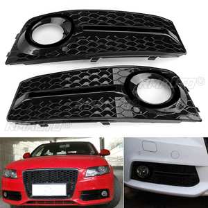 ตะแกรงครอบไฟตัดหมอกหน้ารถยนต์ 2 ชิ้น ขนาด A4 B8 สำหรับ Audi A4 B8 ปี 2009-2011 - Product Image 1