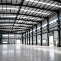 Entrepôt préfabriqué économique en structure métallique, bâtiment métallique d'usine