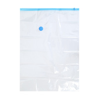Bolsa de almacenamiento de compresión al vacío transparente, organizador grueso a prueba de explosiones para ropa de temporada en la sala de estar