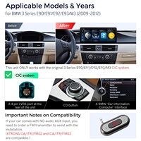 XTRONS 12.3 "Android 13 8Core Carplay SCreen Android Auto 4G LTE Navigation GPS pour BMW Série 3 E90 E91 E92 E93 M3 2009-2012