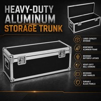 Valise d'outils de vol en aluminium durable, étanche IP67, antichoc, avec doublure en mousse personnalisable, support OEM/ODM, traitement de surface personnalisé