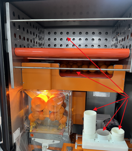 Distributeur automatique de jus d'<span class=keywords><strong>orange</strong></span> et de pomme fraîchement frais avec distributeur automatique de jus d'<span class=keywords><strong>orange</strong></span> pressé et à écran tactile - Product Image 4