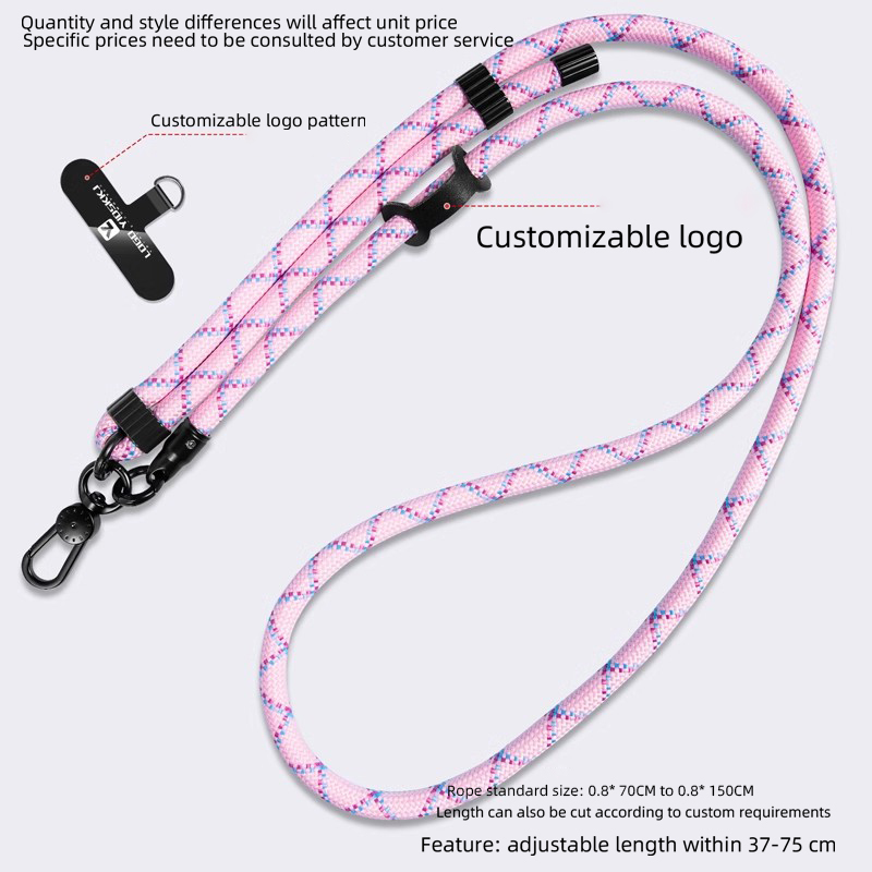 Lanière de 10 mm (longueur, couleur et accessoires)
