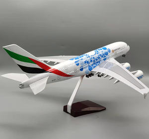 Modelo de Avión Decorativo Airbus A380 <span class=keywords><strong>EXPO</strong></span> 2020 <span class=keywords><strong>DUBAI</strong></span> EAU a Escala 1:160 de 46 cm - Product Image 3
