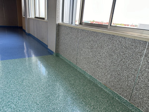 Revêtement de sol en vinyle homogène <span class=keywords><strong>antistatique</strong></span> ESD bleu ciel moderne adhésif en PVC pour hôpital, école de médecine, laboratoire - Product Image 2