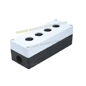 High Quality HJ9-4W HJ9-4Y white color empty abs pc push button box