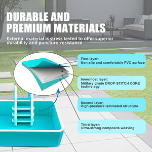 <span class=keywords><strong>Piscine</strong></span> gonflable rectangulaire sur mesure de 6 m avec <span class=keywords><strong>escalier</strong></span> de sécurité intégré - Product Image 3