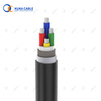 Kabel Baja Berlapis Listrik NYY/NYY-J 25mm 35mm 50mm 70mm 95mm 120mm PVC CE Xlpe Harga Kabel Daya Tegangan Rendah