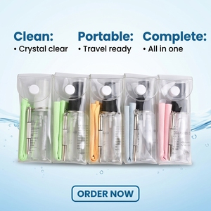 Kit Spray Detergente <span class=keywords><strong>per</strong></span> <span class=keywords><strong>Occhiali</strong></span>, Soluzione Naturale <span class=keywords><strong>per</strong></span> Tutti i Tipi di Lenti, Kit Pulizia <span class=keywords><strong>Occhiali</strong></span> con Panno <span class=keywords><strong>in</strong></span> <span class=keywords><strong>Microfibra</strong></span> - Product Image 1