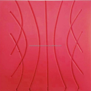 Rouleau de revêtement pour sièges de voiture en PVC PU synthétique/cuir artificiel + XPE + tissu, 1 pièce - Product Image 1