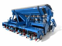 Nouvelle motobineuse rotative automatique diesel et semoir à engrais pour usage agricole, haute précision, haute productivité, construction en acier