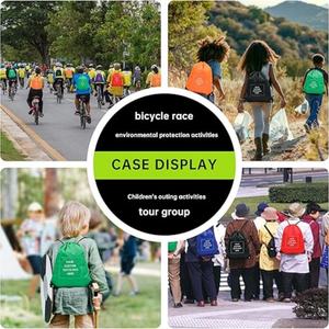 Mochila con Cordón de Poliéster 210D Directo de Fábrica, Personalizable, para Escuela, Gimnasio, Deportes, Viajes, Montañismo, Yoga, Reutilizable, de Nailon - Product Image 4