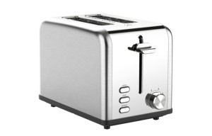<span class=keywords><strong>Grille</strong></span>-<span class=keywords><strong>pain</strong></span> électrique compact en acier inoxydable de style moderne, 2 fentes extra larges, brunissage variable, ouverture automatique pour - Product Image 2