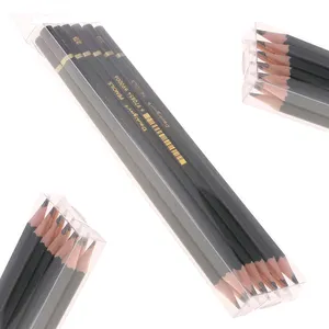 DaubignyサポートOEM2B鉛筆7 "スタンダー長さ12個入りPVCボックスFSCナチュラルポプラウッド2B鉛筆 //