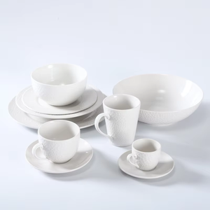 Vajilla de Porcelana Blanca Barata al por Mayor, Juego de Cena de Cerámica a Precio de Mayoreo, Platos de Porcelana, Directo de Fábrica - Product Image 3