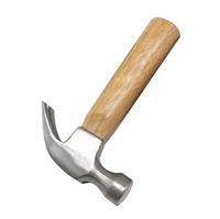 Marteau à griffes de qualité industrielle et de bricolage personnalisable OEM, acier de qualité, manche en bois, poignée droite, outil à main - Prix de vente en gros d'usine