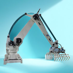 אוטומטי לגמרי רובוט טור יחיד טור סיבוב זרוע פליטיזר מכונת אריזה אוטומטית לקטוף והצבת תיק רובוטי - Product Image 6