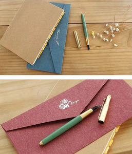 Kreative Bunte Vintage-Umschläge Exquisite Goldfolienprägung Premium-Verpackung für Einladungsbriefe Handgeschriebene Post - Product Image 5