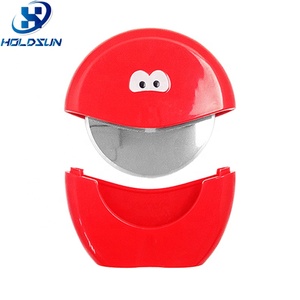 Cortador de <span class=keywords><strong>Pizza</strong></span> Redondo de Acero Inoxidable de 4 Pulgadas, Diseño Nuevo, Color Personalizado, Alta Calidad, con Cubierta y Agarres Portátiles, Herramienta para <span class=keywords><strong>Pizza</strong></span> - Product Image 1