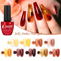Vernis à ongles gel UV Tortoises Amber 10 ml, 9 couleurs, gel d'automne