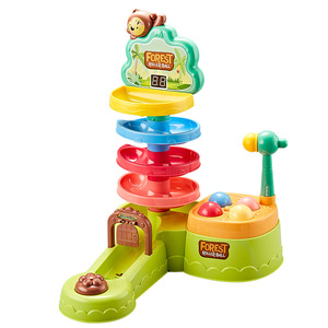 Jouet éducatif pour enfants OEM, circuit de billes, jeu de frappe au marteau, avec fonction de score, cadeau de Noël - Product Image 1