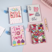 GF Vente à Chaud Carnet de Notes à Spirale Mignon de Dessin Animé Créatif Reliure Twinwire Collège Ligné Journal Ligné pour Étudiants