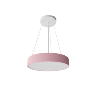 Plafonnier LED rond 5CCT UGR<19 140lm/W, puissance sélectionnable 12-18W, DALI, montage en surface ou suspendu, éclairage commercial pour bureau