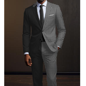 Completo da <span class=keywords><strong>Uomo</strong></span> a Due Pezzi con Stampa Digitale a Due Bottoni per Commercio Estero Transfrontaliero - Giacca e Pantaloni Personalizzabili - Product Image 6