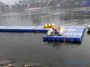 Ponton dock flottant cubes en plastique modulaires jetty bridge dock jet ski manière de marche - Product Image 5