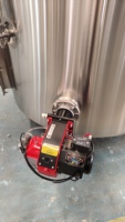 Système de brassage de bière à chauffage direct au gaz Cassman 1000L complet avec moteur