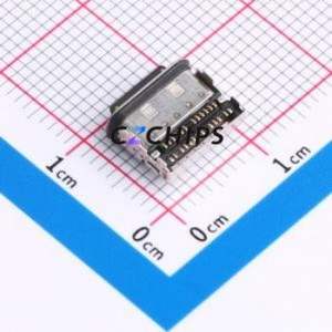 HYCW408-USBC24-864B <b>USB</b> <b>Connector</b> SMD <b>Connector</b> ( <b>Connector</b> Type: Type-C )( Gender: Female )( Mounting Type: Horizontal Mount ) - Product Image 2