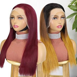 Letsfly Top Quality 12A 300% Density Full 13x4 Lace Frontal <b>Wigs</b> SDD Raw Virgin Hair Colored Vietnamese Human Hair <b>Bob</b> <b>Wigs</b> - Product Image 1