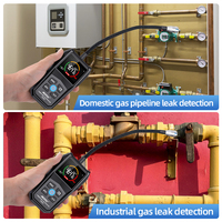 Detector de Gas Combustible CH4, Alta Sensibilidad, Pantalla LCD a Color HD, Sonido, Barra Analógica, Doble Alarma, Analizador de Gas