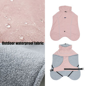 थोक कस्टम लोगो पर्यावरण अनुकूल कपास सर्दियों के कपड़े कुत्ते कोट - Product Image 3