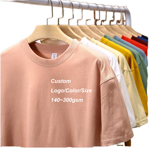 T-shirt unisexe en coton 100% personnalisé, coupe classique pour homme, 165 g/m², qualité supérieure, tissu tricoté uni, vente en gros - Product Image 1