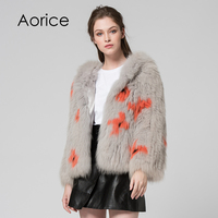 CT7030, le nouveau manteau en fourrure pour femmes, nouveau manteau en fourrure de renard à la mode avec chapeau