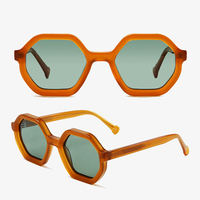 Dernières lunettes de soleil en acétate Personnalité classique de haute qualité Fashion General Luxury lentes de sol