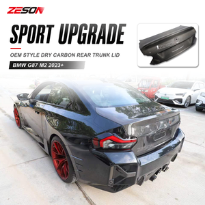 Couvercle de coffre arrière en fibre de carbone sèche style OEM pour BMW M2 G87 Série 2 G42 M240i 230i Coupé <span class=keywords><strong>2022</strong></span>+ - Product Image 6