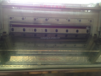 Machine de découpe de papier de haute précision pour étiquettes imprimées, à découpe kiss-cut, contrôlée par PLC Mitsubishi, 220V/380V, fabriquée en Chine