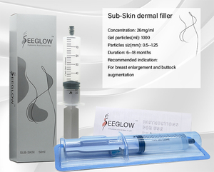 Seeglow 50ml Gel de Comblement Dermique Injectable à l'<span class=keywords><strong>Acide</strong></span> <span class=keywords><strong>Hyaluronique</strong></span> pour Visage, Lèvres, Poitrine, Fesses, Anti-Rides, Anti-Âge, Vente en Gros OEM - Product Image 2