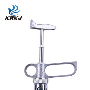 Jarum suntik KD111A 10 ml, peralatan dokter hewan pelat krom bahan kuningan, jarum suntik berkelanjutan vaksin babi untuk hewan - Product Image 4