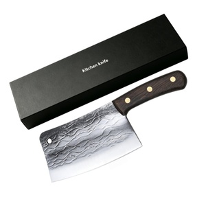 guangdong Hand Forged Chinese <b>Bone</b> Chopping Cleaver <b>Knife</b> 4Cr14MoV Steel Heavy Duty Butcher <b>Knife</b> Ribs & Frozen Meat OEM 7.48In - Product Image 2