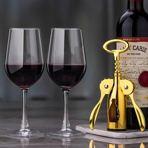 Tire-bouchon décapsuleur en acier inoxydable doré avec levier pour usage domestique - Product Image 2