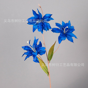 ช่อดอกลิลลี่ประดิษฐ์จากผ้าไหม สำหรับตกแต่งงานแต่งงาน ใช้ซ้ำได้ - Product Image 4