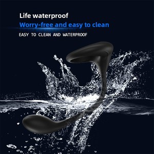 Masajeador de Próstata con Control Remoto para Hombres Gay, Vibrador Anal con Bloqueo de Esencia, Resistente al Agua IPX7, Color Negro - Product Image 5